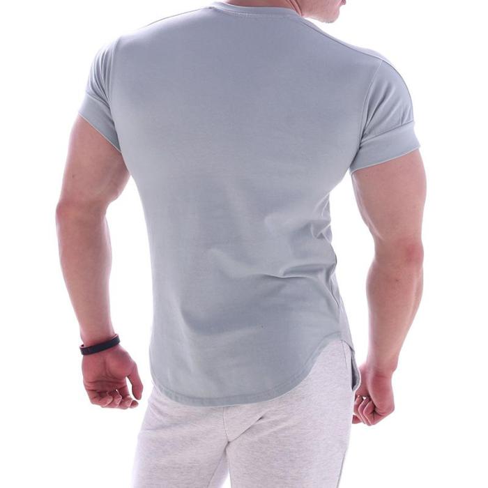 Cotton Sport Short Sleeved fitness T-shirt