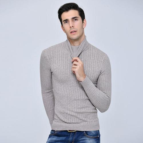 Fashion Casual Plain Winter High Collar Sweater