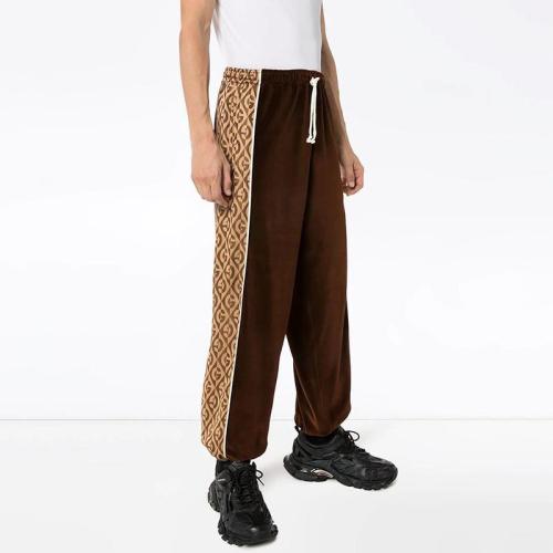 Men's Fashion Colorblock Loose Trousers YT009