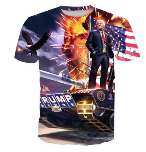 Trump Print Short Sleeve T-Shirt