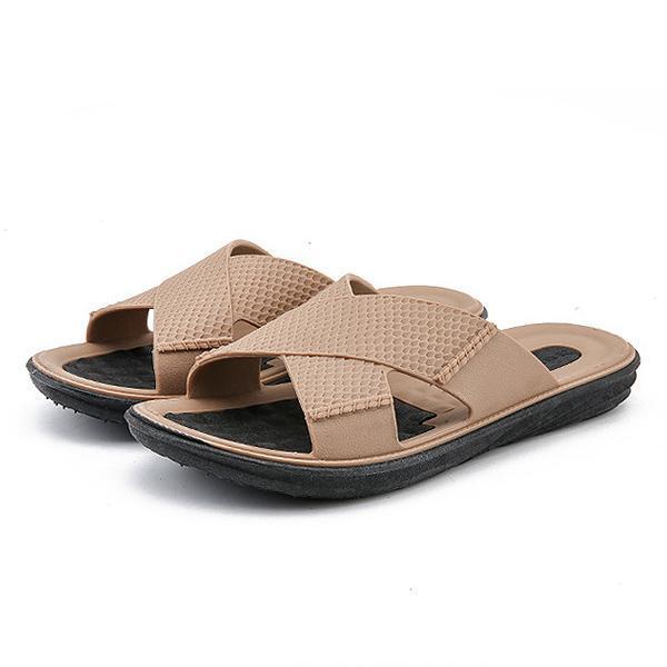 Mens Casual Non-slip Opened Toe Slippers