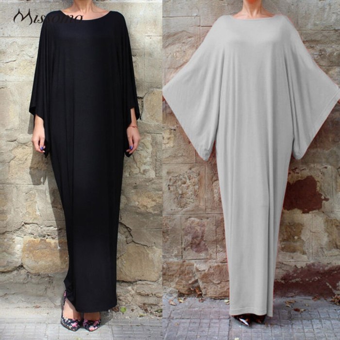 Retro Long Sleeve Elegant Casual Soild Maxi Long Dress Vintage Plus Size Maxi Dresses
