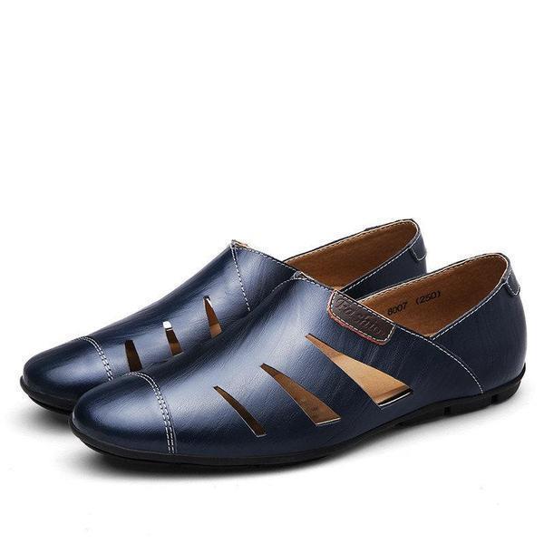 Mens Breathable Sandals Slip On Casual Driving Shoes