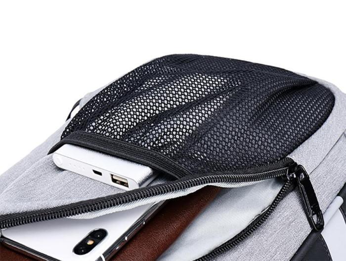 Oxford cloth USB charging password anti-theft backpack