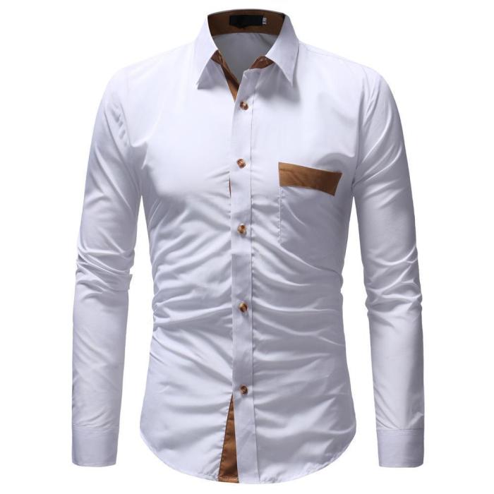 Minimalist Plain Button Up Shirt