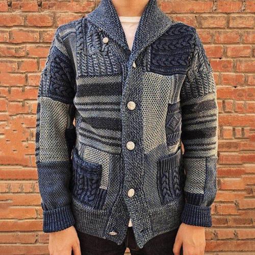 Fashion Long Sleeve Brocade Sweater
