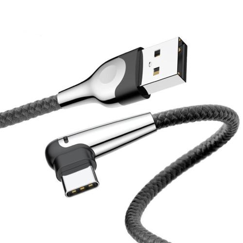 Led Light Fast Charge USB Type C Cable For Samsung