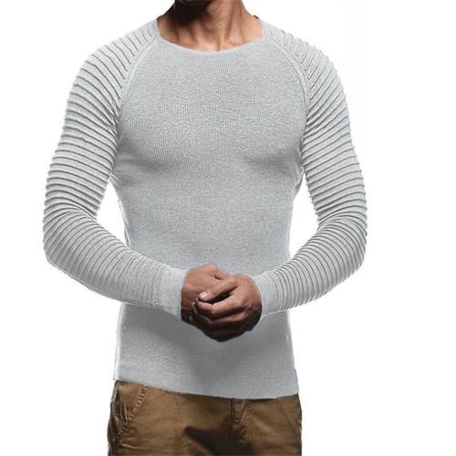 Fashion Casual Sport Thermal Slim Plain Long Sleeve Sweater