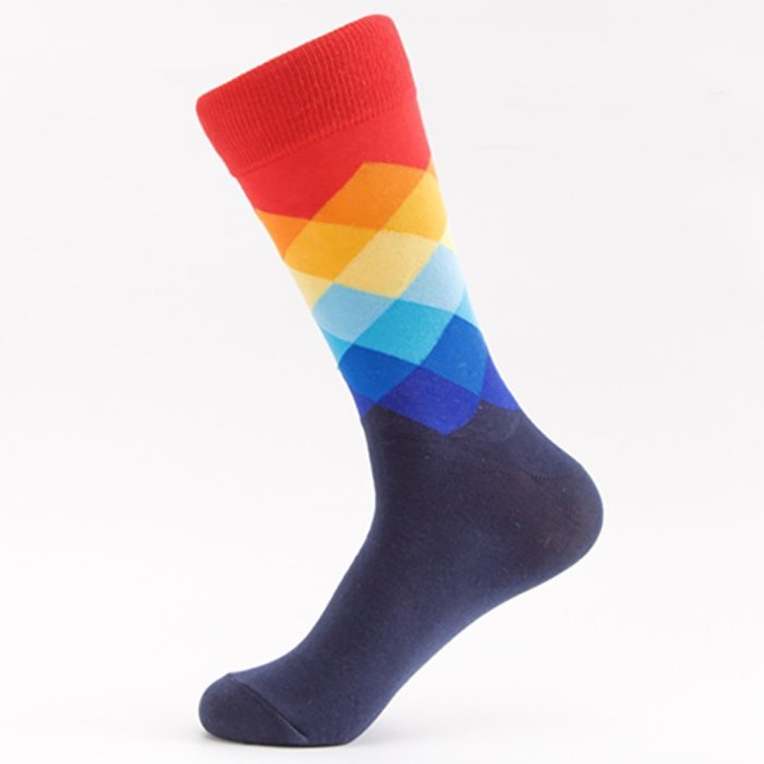 Color Diamond Men's Socks