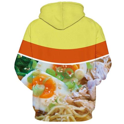 3D Ramen Hoodie Casual Hooded Sweatshirt
