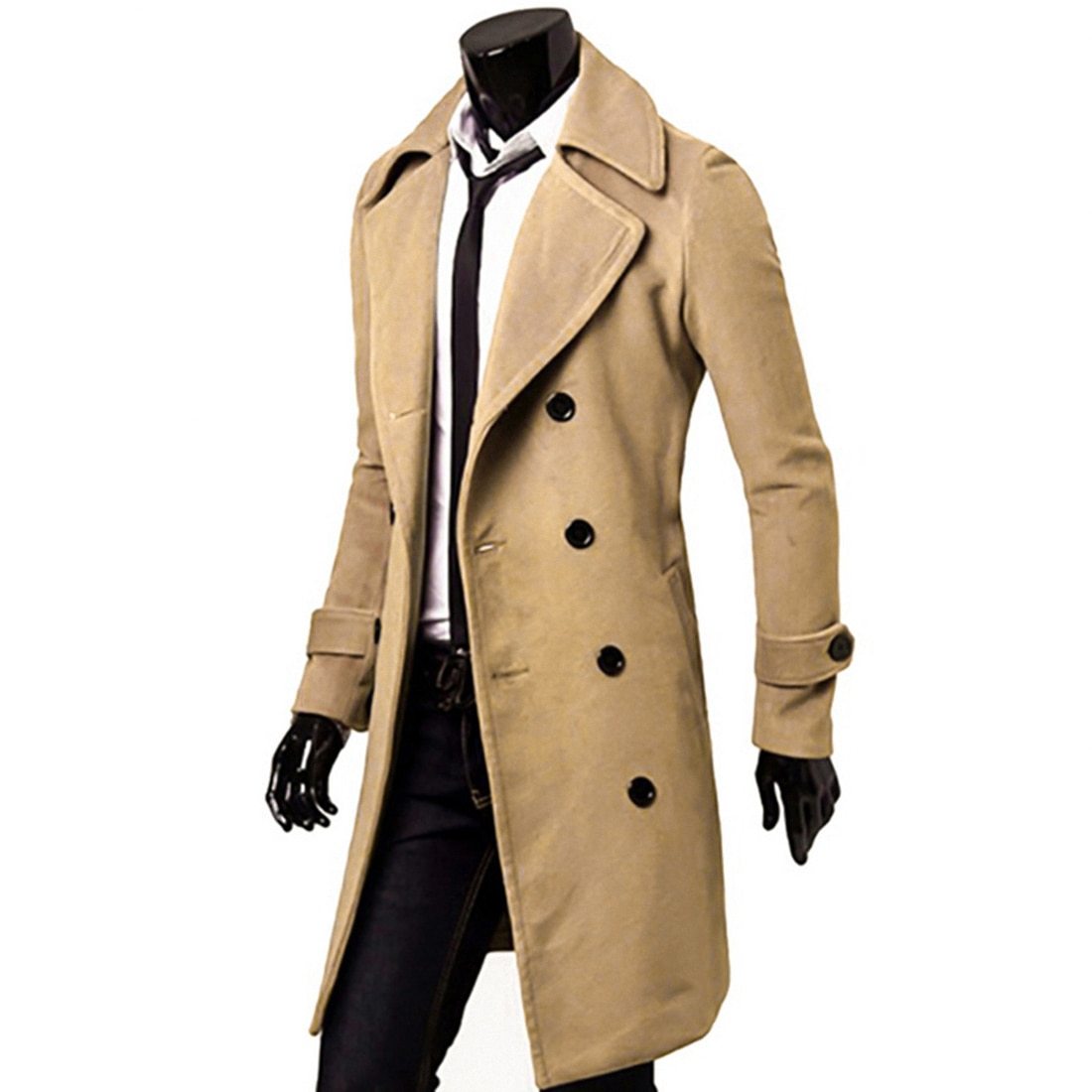 US$ 43.62 - 2020 New Arrivals Autumn Winter Trench Coat Men Brand ...