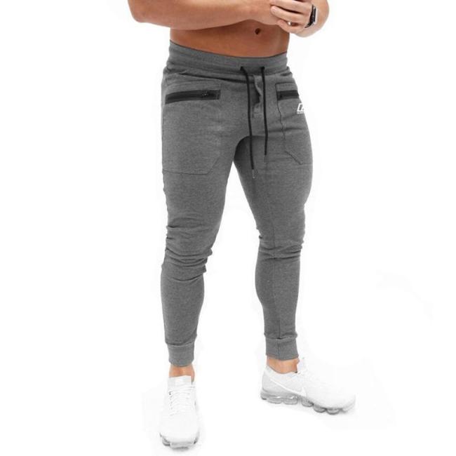 Slim Sports Jogger Pants Gray/Black