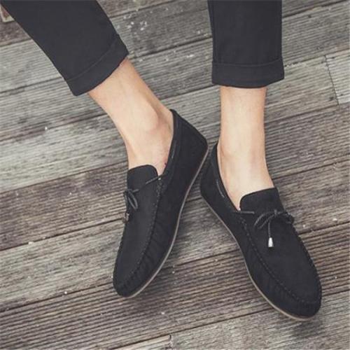 Casual Fashion Vacation Solid Color Men Flat Shoes