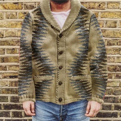 Fashion Long Sleeve Brocade Sweater