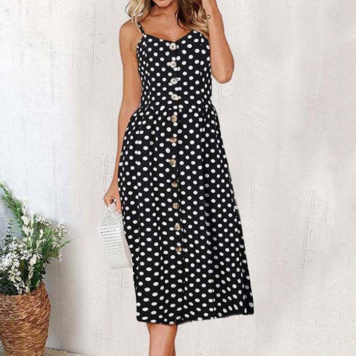 2019 Women Summer Dress Dots Plus Size Striped Dress Women Midi Beach Dress Bodycon Sexy Backless Party Maxi Dresses