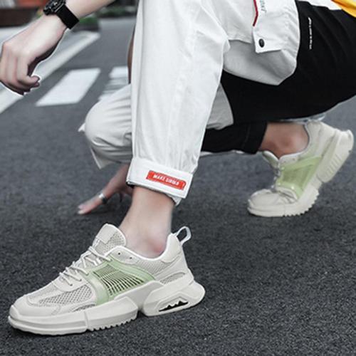 Casual Sportive Pure Color Hollow Net Cloth Sneakers