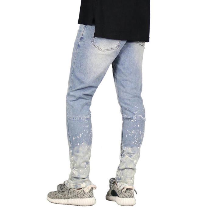 Gradient Splash Fashion Denim Pants Jeans