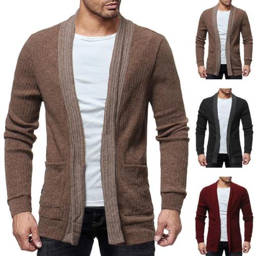 Casual Pure Colour Knit Cardigan
