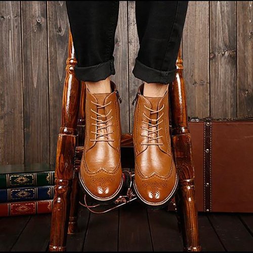 Bullock Carved Martin Boots