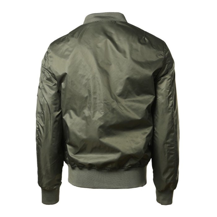 Fashion Lapel Plain Zipper Jacket