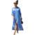 Women Fashionable Shirt-style Button Dress Ladies Casual Long Street Dress Large Size Loose Home Commuter Print Casual Dress