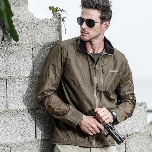 Outdoor jacket UV protection light sports trench coat