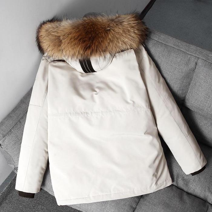 2020 New White Duck Down Jacket Winter Men Korean Safari Thick Warm Parka Coat Overcoat Male Windbreaker Hooded High Quality