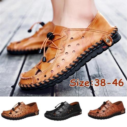 Men's Hollow Beach Shoes Outdoor Sandals Wading Shoes