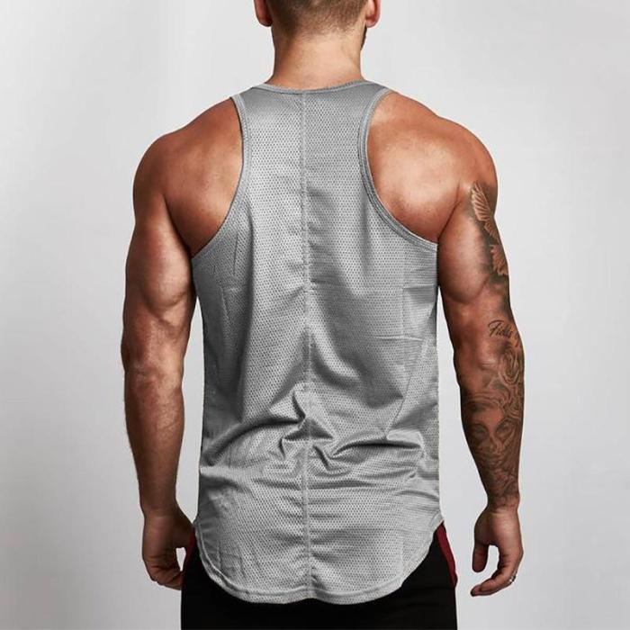Mesh Vest Slim Sports Sleeveless   Training Shirt