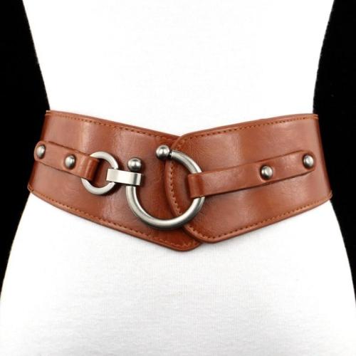 Plus size belt woman wide corset belt big belts for women PU leather designer cinturon mujer western waist dress waistband