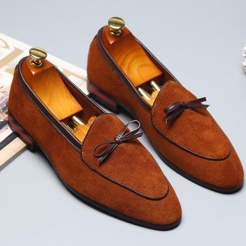 Italian Style Tassel Suede Gentleman Shoes