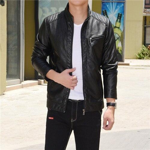 2020 men's Hip Hop Bomber Jackets Clothing Male Leather windbreaker Fashion Casual Pilot Overcoat Homme Solid Cool Jacket coats