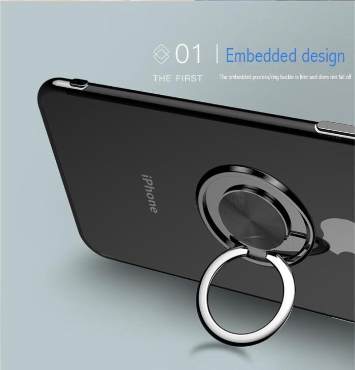 Luxury Magnetic Ring Plating Phone Cases For iPhone