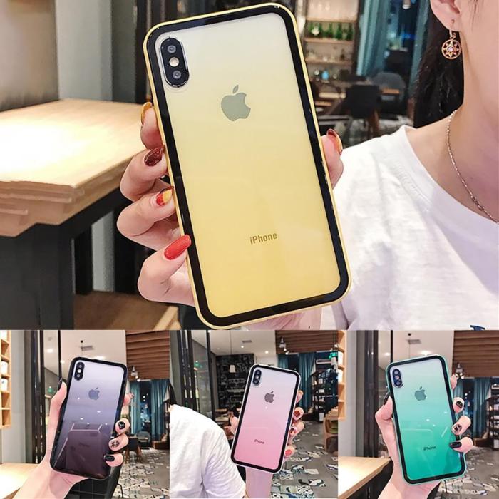 Luxury Gradient Acrylic Phone Case For iPhone