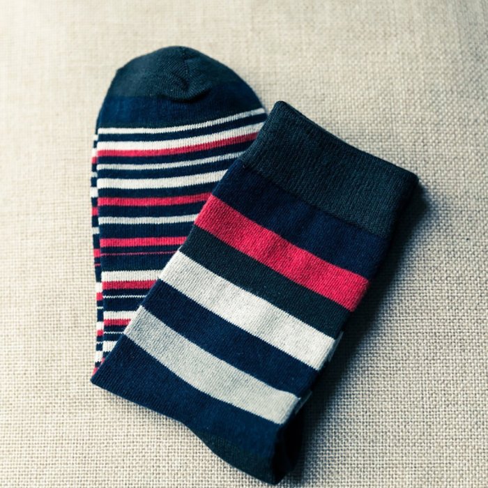 Color Striped Men's Socks