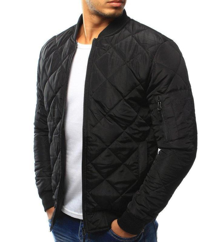 Fashion Lapel Collar Plain Cotton Jacket Coat