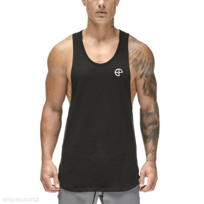 Casual Loose Bodybuilding Vest  Short T-shirts