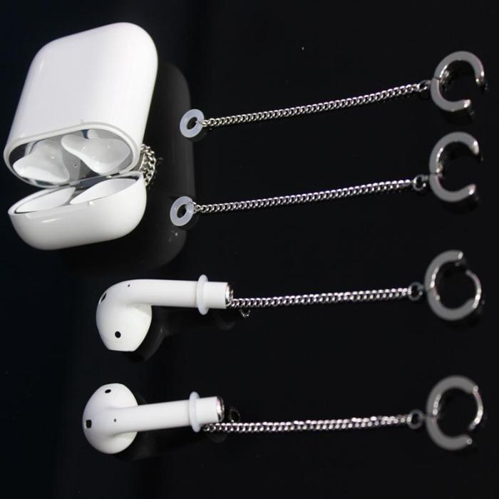 Stainless Steel Anti-Lost Earphone Accessories Eirrings for Airpods Pro 1/2