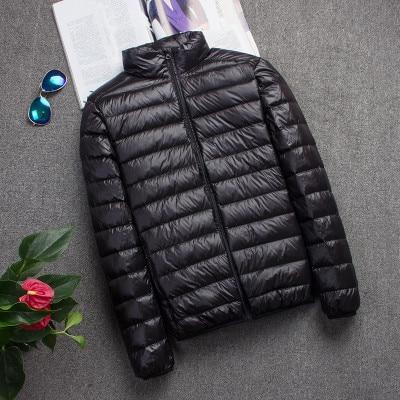 New Brand Autumn Winter Light Down Jacket Men's Fashion Hooded Short Large Ultra-thin Lightweight Youth Slim Coat Down Jackets