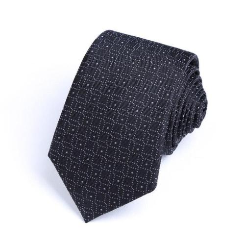 Men's Jacquard Silk 7cm Tie