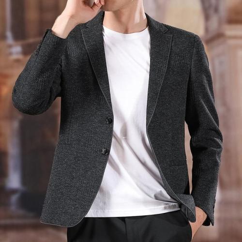 Top Grade 2018 New Fashion Brand Blazer Jacket Mens Black Slim Fit Suits Coat Korean Casual Men Clothing