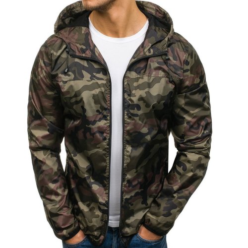 Fashion Mens Camouflage Sport Jacket Outerwear