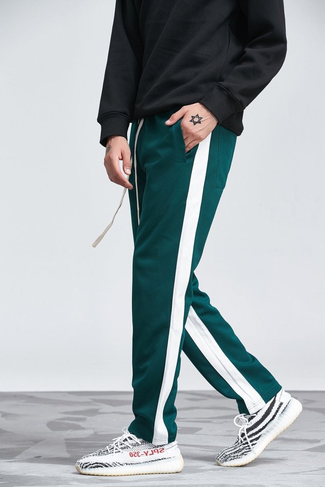 Casual Loose Color Blocking Sport Pants
