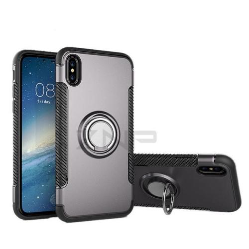 Luxury Shockproof Ring Holder Combo Phone Cases For iPhone X 10 8 7