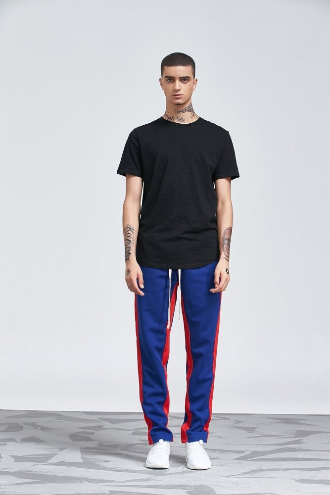 Casual Loose Color Blocking Sport Pants