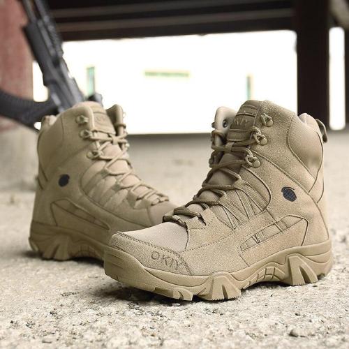 Winter Boots Warm Men Snow Boots High Quality Cow Suede Outdoor Man Work Shoes Non-slip Waterproof Men Ankle Boots 39-46