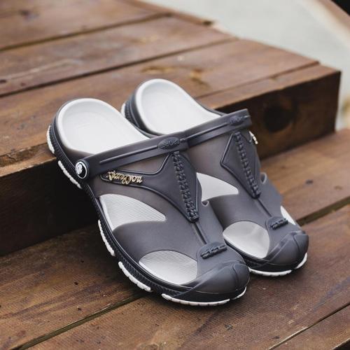 Mens Casual Summer Beach Shoes Slippers Hollow-out Sandals