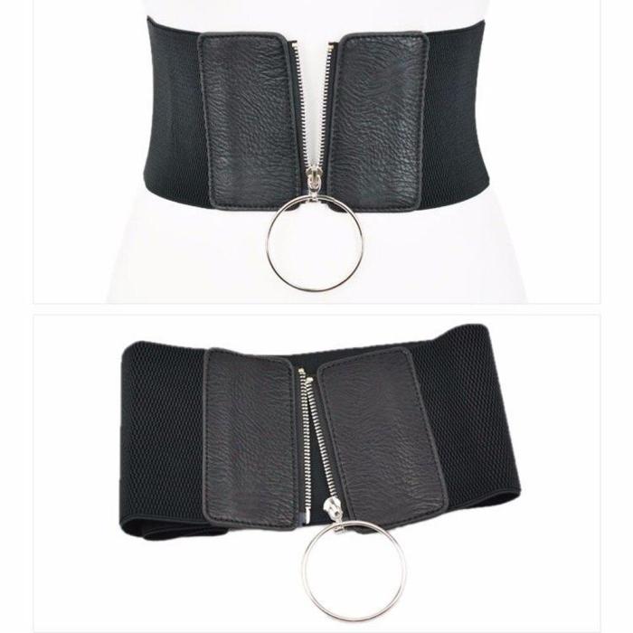 2019 Corset Wide Belts Pu Leather Slimming Body Belts For Women Elastic Waist Belts Cinto Sobretudo Feminin Ceinture Femme Fajas