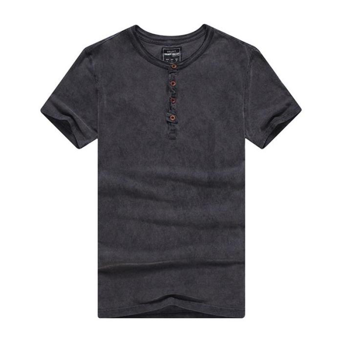 Casual Geometric Pattern Slim   Letter Men's Short Sleeve T-Shirt