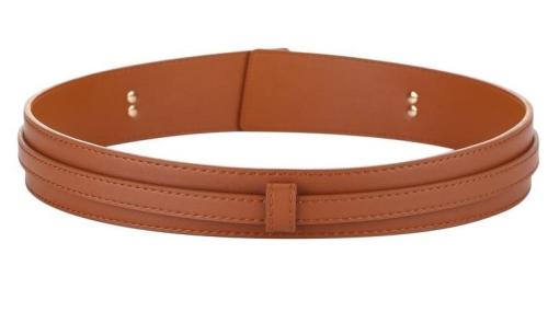 Fashion Wide cowskin Cummerbund Women's Cummerbunds knot real leather waistbands for Dress Decorate Waist belt coat accessories